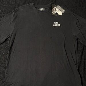 Bad Habit Classic Black Tee
